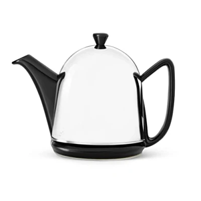Image of Bredemeijer Teapot Manto 1,0L, black, Ceramic, 1 L