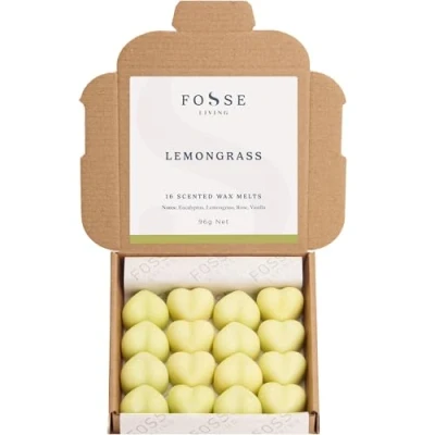 Image of Lemongrass Strong Scented Wax Melts 16 Pack The Gift for Every Occasion Made in UK