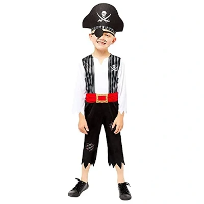 Image of (PKT) (9907226) Child Boys Deckhand Shipmate Costume (3 4yr)