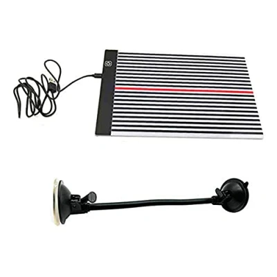 Image of Paintless Dent Repair Tool Kit Lamp LED Line Board 5V USB Panel Stripe Reflector with Adjustment Holder Reflective Bord Light for