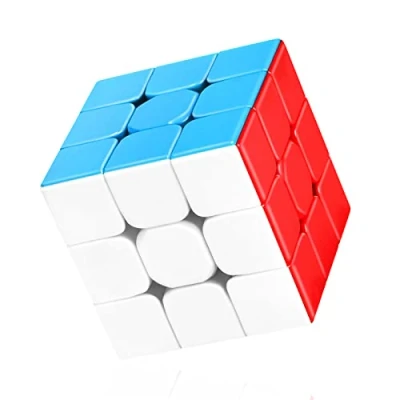 Image of TOYESS Speed Magic Cube 3x3 Stickerless, Smooth 3x3x3, Professional Puzzle Cube, Brain Teasers Toys for Kids &amp; Adults
