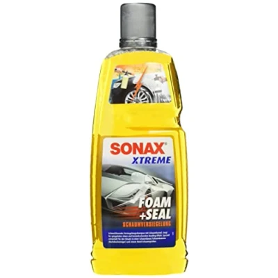 Image of SONAX Xtreme Foam+Seal (1 Litre) Dirt Removing Sealing Shampoo with Foam Formula, Restores Maximum Shine and Refreshes Existing Sealants Item No. 02513000