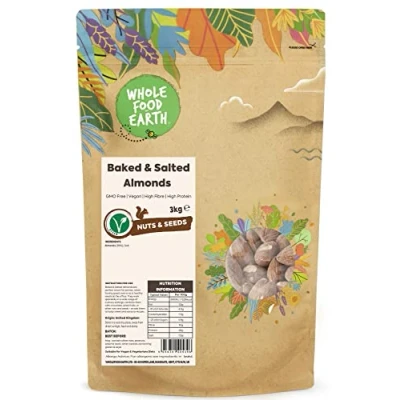 Image of Wholefood Earth Roasted and Salted Almonds 3 kg GMO Free High Fibre Protein