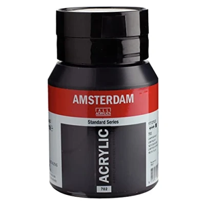 Image of Amsterdam Standard Series Acrylic Jar 500 ml Lamp Black 702 (17727022)