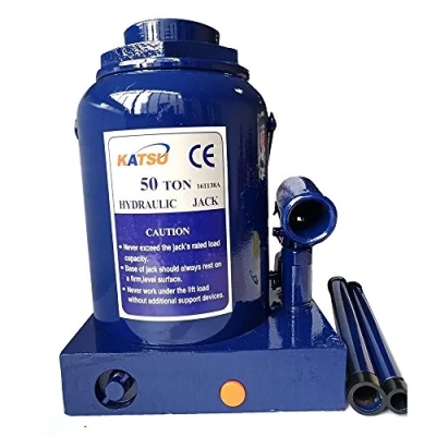 Image of KATSU Hydraulic Bottle Jack 50 Ton Heavy Duty Lifting Stand For Small Or Large Vehicles 161138A