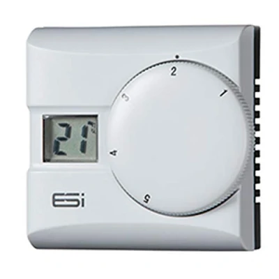 Image of ESI Energy Saving Innovation Controls ESRTD3 Digital Room Thermostat with Delayed Start, White