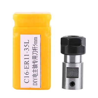 Image of ER11A 5mm CNC Spindle Motor Collet Chuck Shaft Milling Extension Rod Holder Toolholder for Drilling
