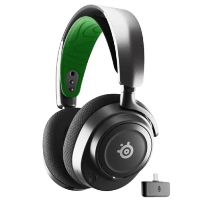 Image of SteelSeries Arctis Nova 7X Wireless Xbox Series X/S Gaming Headset Neodymium Magnetic Drivers Dual &amp; Bluetooth Audio 38Hr USB C Battery AI Mic Supports PS5, PC, Switch Black
