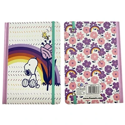 Image of Snoopy Notebook, Organizer, Planner, Journal, A5, Stationery, Multicoloured, Official Product (CyP Brands)