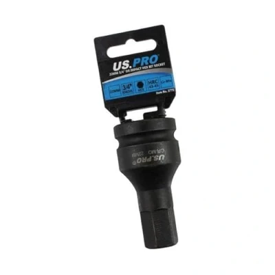 Image of US PRO Tools 22mm X 88mm 3/4&quot; DR Impact Hex Bit Socket 3775