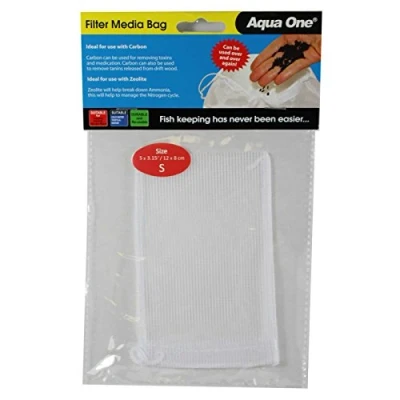 Image of Aqua One Filter Bag, 12 x 8 cm, White