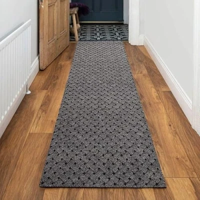 Image of eXtreme Carpet Runner for Hallways, Kitchen, &amp; Living Room Sturdy, Washable, Lightweight Custom Length Narrow Rug Non Slip Rubber Backed 66cm Wide x 122cm Long Vectra Beige