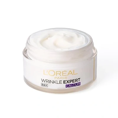 Image of L’Oréal Paris Wrinkle Expert Anti 55+ Day Cream, Reduces Appearance, Firms Skin and Redefines Contours, Calcium, 50ml