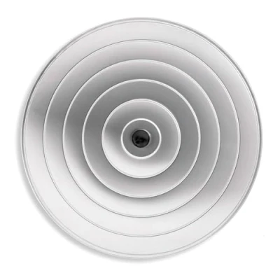Image of Vaello La Valenciana Smooth Aluminum Cover, 60 Cm, Aluminium, Silver