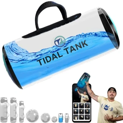 Image of Tidal Tank Original Aqua Bag Kettlebell for Weight Training Power with Water Ultimate Core and Balance Workout Portable Stability Fitness Device up to 5 kg