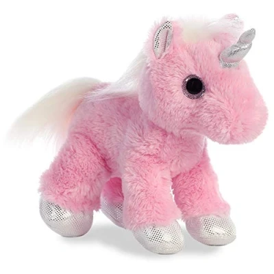 Image of AURORA, 60853, Sparkle Tales, Blossom Unicorn, 12In, Soft Toy, Pink