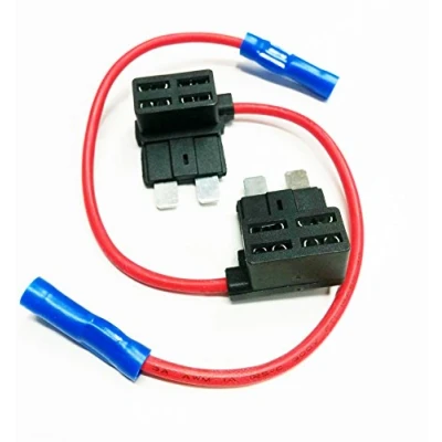 Image of Juliyeh 2x Add A Circuit Fuse Tap Piggy Back Standard Blade Holder ATO ATC 12v 24v