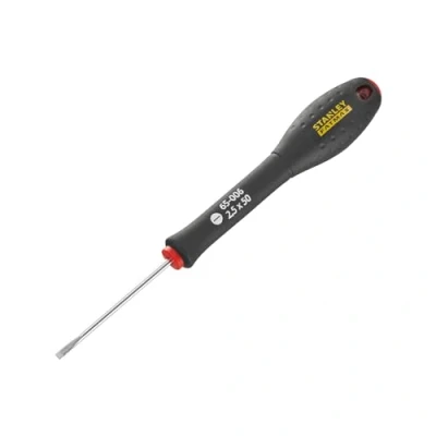 Image of Stanley 0 65 006 Fat Max Screwdriver Parallel 2.5X50Mm Black/Red