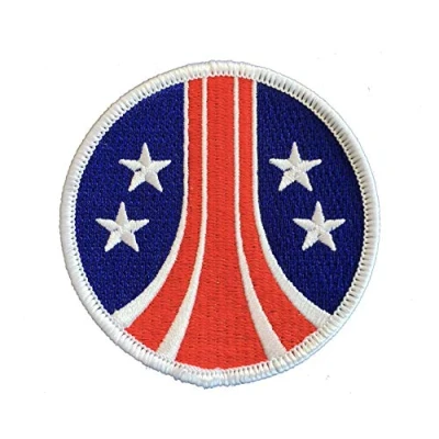 Image of Aliens Stars and Bars USCM US Colonial Marines Logo Iron on Patch (75mm)
