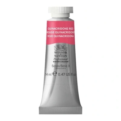 Image of Winsor &amp; Newton 14 ml Tube Professional Water Colour Paint, Quinac Red