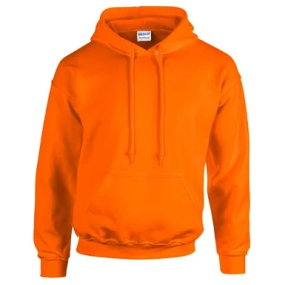 Image of Gildan Heavy Blend Adult Hooded Sweatshirt, Safety Orange, L