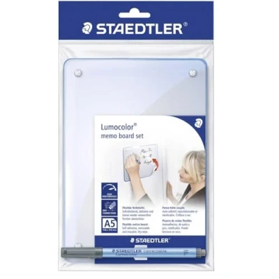 Image of Staedtler Lumocolor 641 MB Dry Wipe Memo Board Set with Correctable