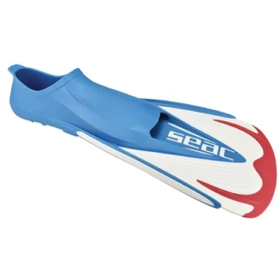 Image of SEAC Unisex&#039;s Team Training Fins, RED, 2 3UK