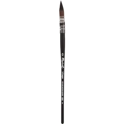 Image of Raphael SoftAqua Synthetic, Watercolor Brush, Series 805, Quill, Size 0