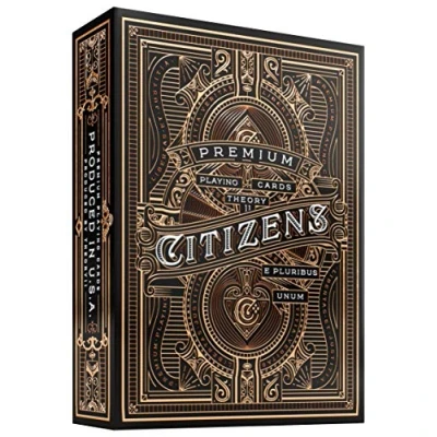 Image of theory11 Citizen Playing Cards,Brown