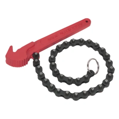 Image of Sealey Oil Filter Chain Wrench Ø60 106mm Capacity