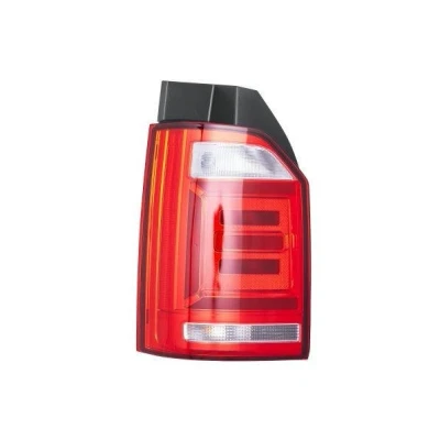 Image of 7E0945207C, 7E0945207E Rear light HELLA 2SK 012 337 051 Left LED 12V red with bulb holder VOLKSWAGEN: Transporter 6 Bus,