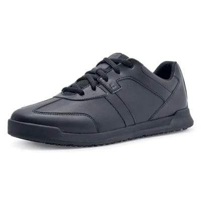 Image of Shoes for Crews Freestyle II, Men with Slip Resistant Outsole and Trip Protection, Water Repellent Men&#039;s Trainers, Vegan Black