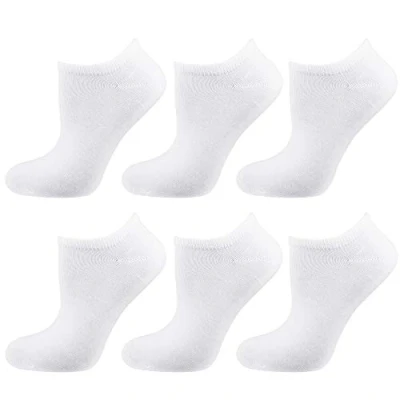 Image of Nur Die Women&#039;s Da. Sneaker Bw 6er Socks, Weiss, 39 42 (Pack of 6)