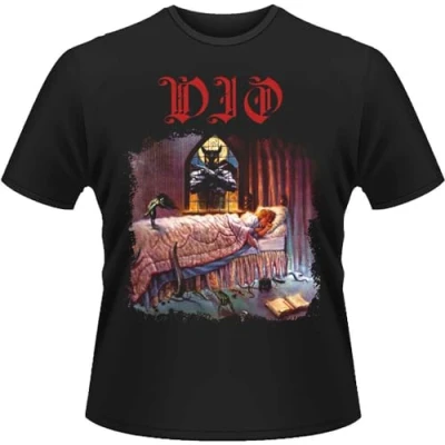 Image of Rock Off officially licensed products Dio Dream Evil Band Logo T Shirt L Black