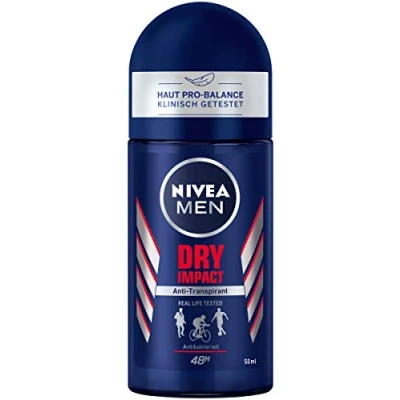 Image of Nivea Men Dry Impact Roll On Deodorant 50 ml