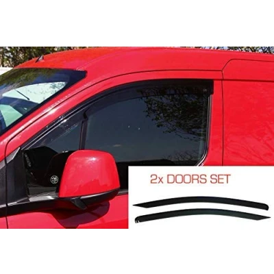 Image of AC WOW 2x Wind Deflectors for FORD Transit Connect 2013 2014 2015 2016 2017 2018 2019 2020