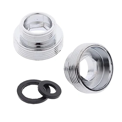 Image of 2pcs Water Purifier Faucet Adapter Aerator, 22mm NPT Male Thread Transfer to Thread, Tap Connector Aerator for Bathroom Kitchen (M22 M32)