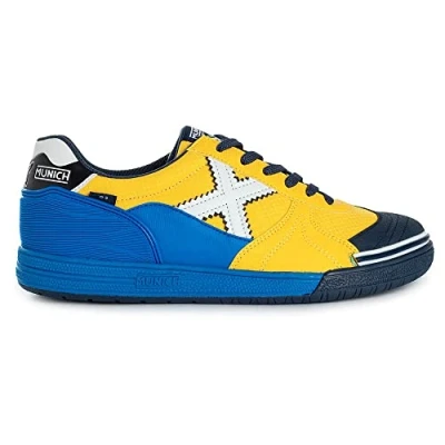 Image of Munich Unisex G 3 Indoor Track Shoe, Yellow 330, 10.5 UK