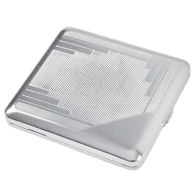 Image of GERMANUS Cigarette Case Made in Germany Silver Colour R 85 mm
