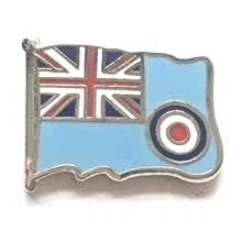 Image of Small Royal Air Force RAF Ensign Flag MOD Military Approved Enamel Badge