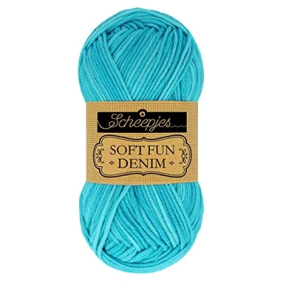 Image of Scheepjes Softfun Denim 500 Yarn 1x50g
