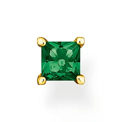 Image of Thomas Sabo single stud earrings gold plated silver H2233 472 6