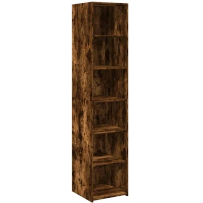 Image of vidaXL Highboard Smoked Oak 40x41x185 cm Engineered Wood