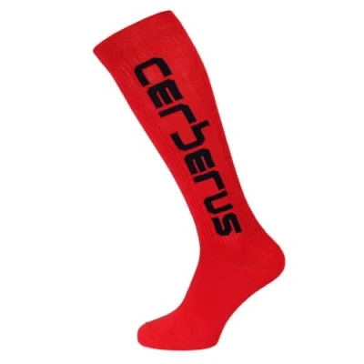 Image of CERBERUS Strength Deadlift Socks (Purple/White)