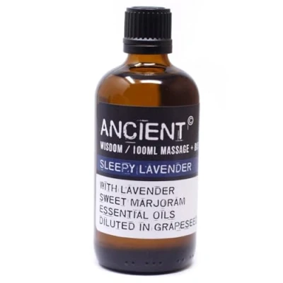 Image of Ancient Wisdom 100 ml Sleepy Lavender Massage Oil