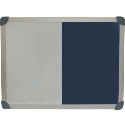 Image of Offis Combination Drywipe/Felt Board 900X600MM Alu Frame