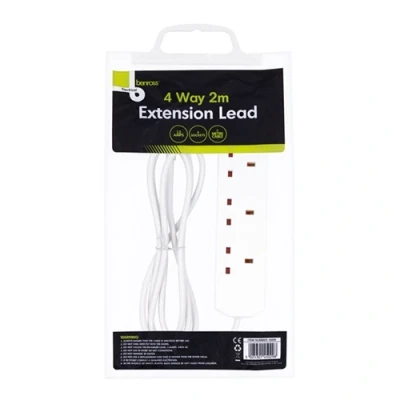 Image of Benross 4 Way 2m Extension Lead, 13A