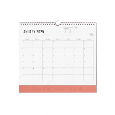 Image of Letts of London Conscious 2025 Wall Calendar clay