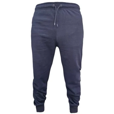 Image of True Face Mens Fleece Joggers Jogging Bottoms Sweatpants with Zip Pockets Casual Elasticated Cuffed Pants Tracksuit Trousers for Workouts and Sports Black 2XL