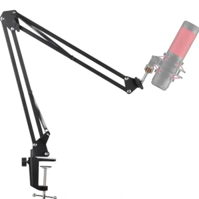 Image of Quadcast Boom Arm Heavy Duty Adjustable Gaming Microphone Mic Stand Compatible with Hyperx S